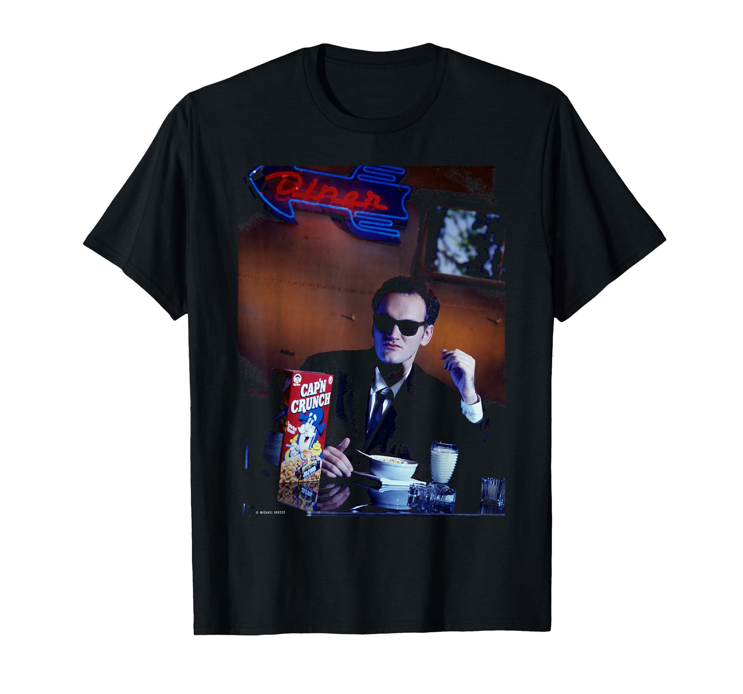 Pulp Fiction Director Quentin Tarantino in LA Michael Grecco T-Shirt