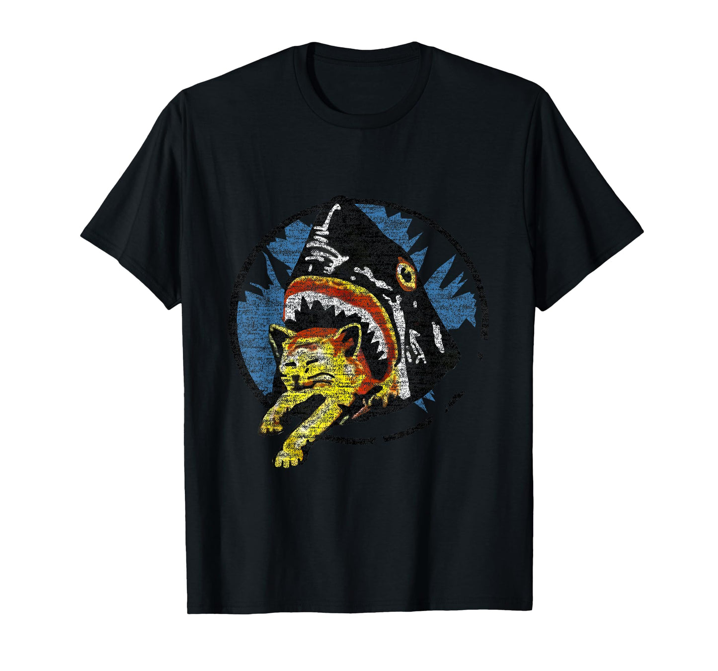 Shark Eating a Cat Shirt T-Shirt