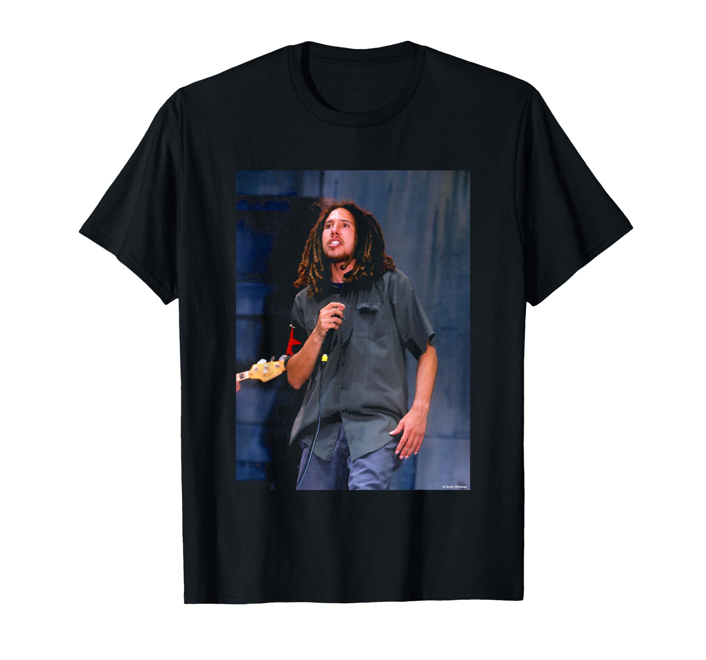 Rage Against The Machine Zack De La Rocha by Andy Willsher T-Shirt
