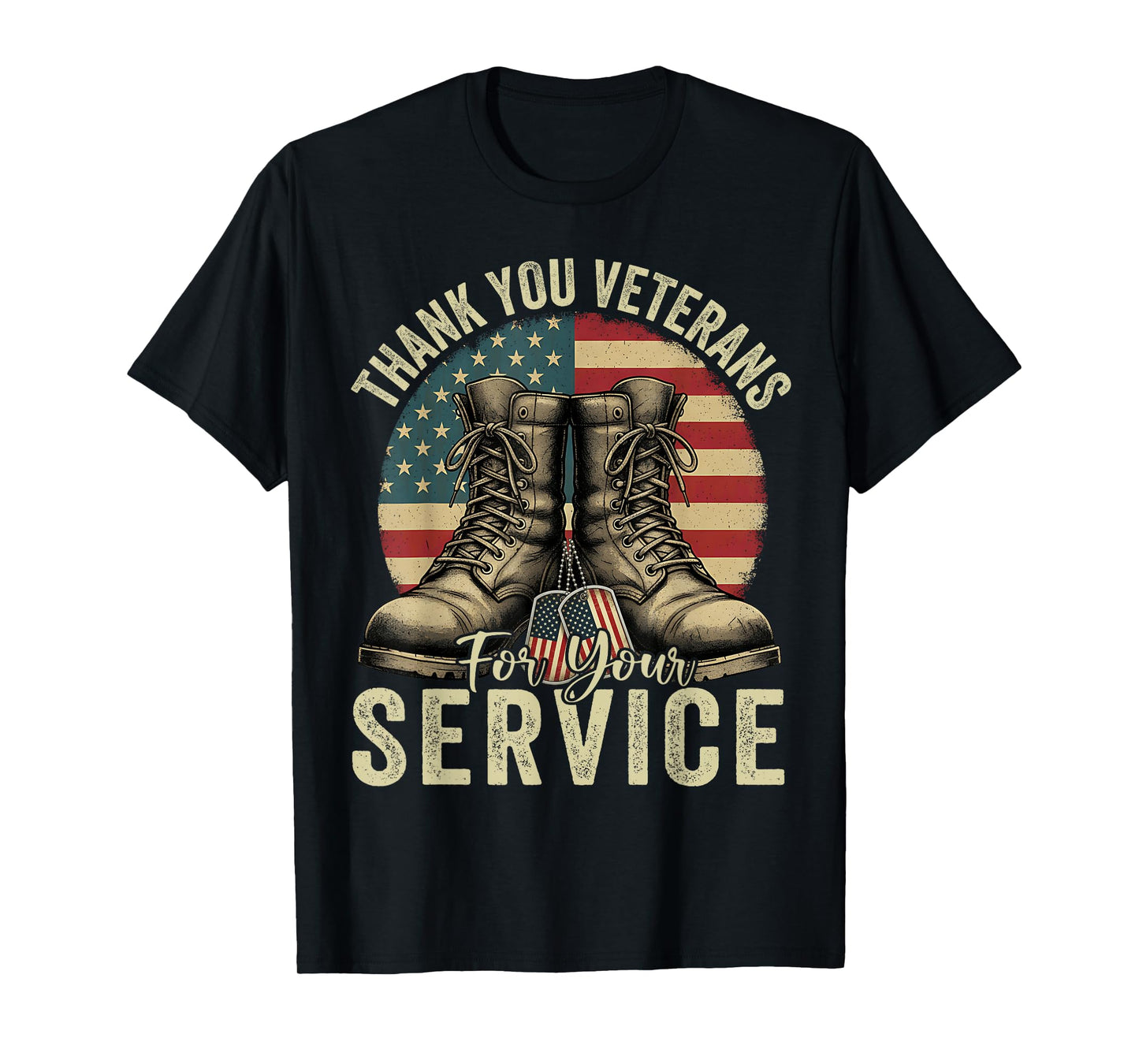 Thank You Veterans for Your Service Veterans Day Men Women T-Shirt