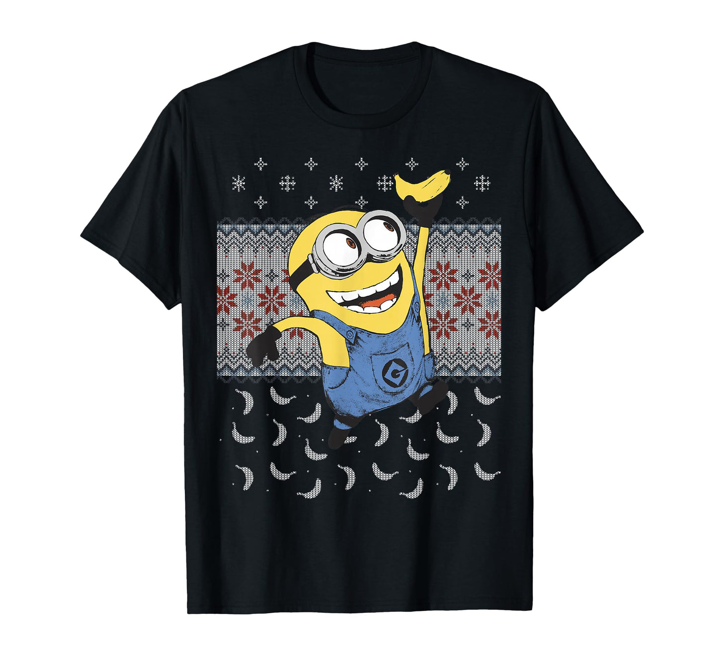 Despicable Me Minions Banana Ugly Christmas T-Shirt T-Shirt