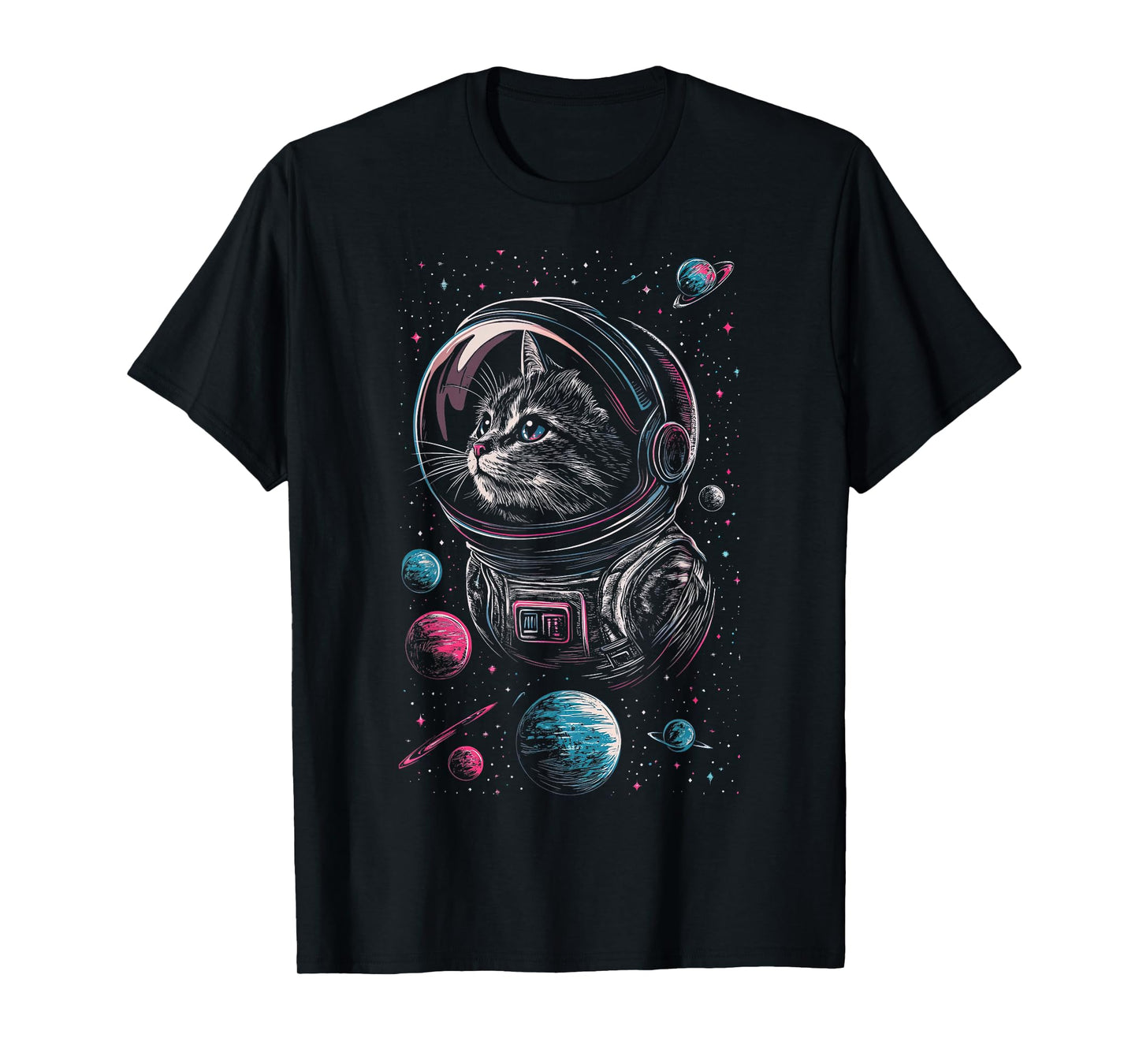 Funny Astronaut Cat | Graphic T-Shirt