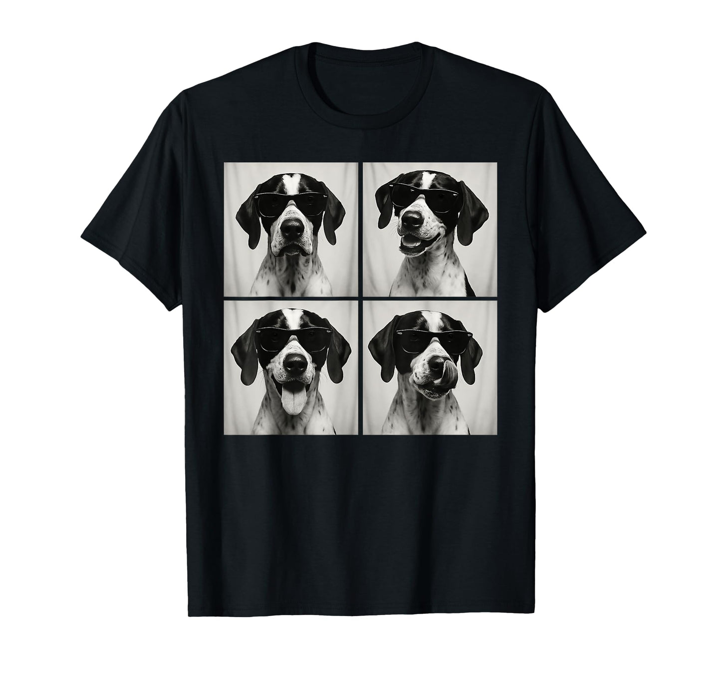 Funny English Pointer Lover Cute Dog Photo Booth T-Shirt