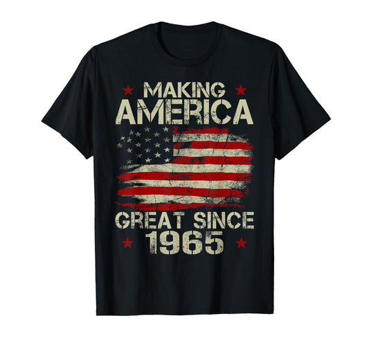 Making America Great Since 1965 Vintage Gifts 55th Birthday T-Shirt