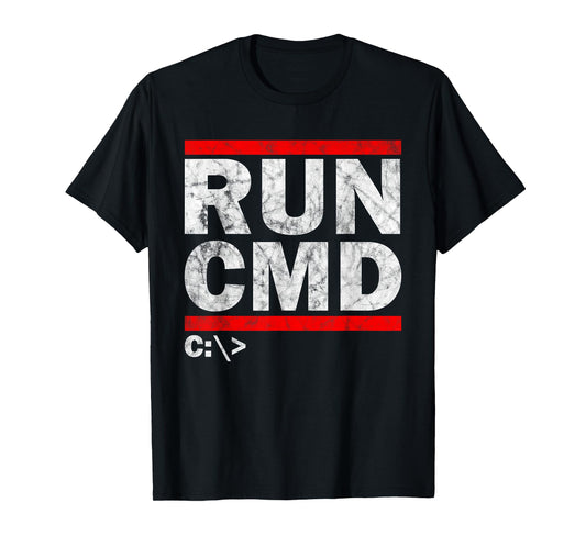 Admins Programmers Run CMD T-Shirt