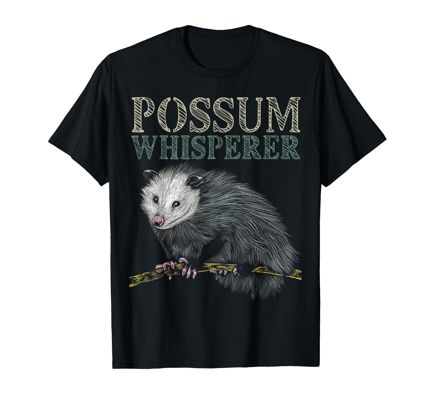 Possum Whisperer Street Cat Opossum Animal Phalanger T-Shirt