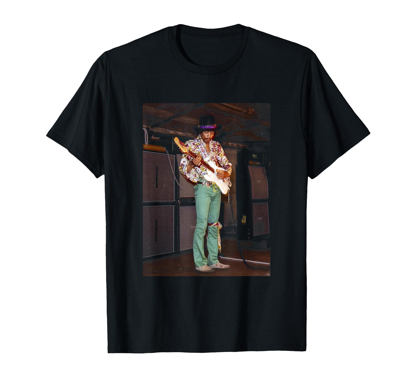 Jimi Hendrix at Woburn Festival 1968 by Everard Smith T-Shirt