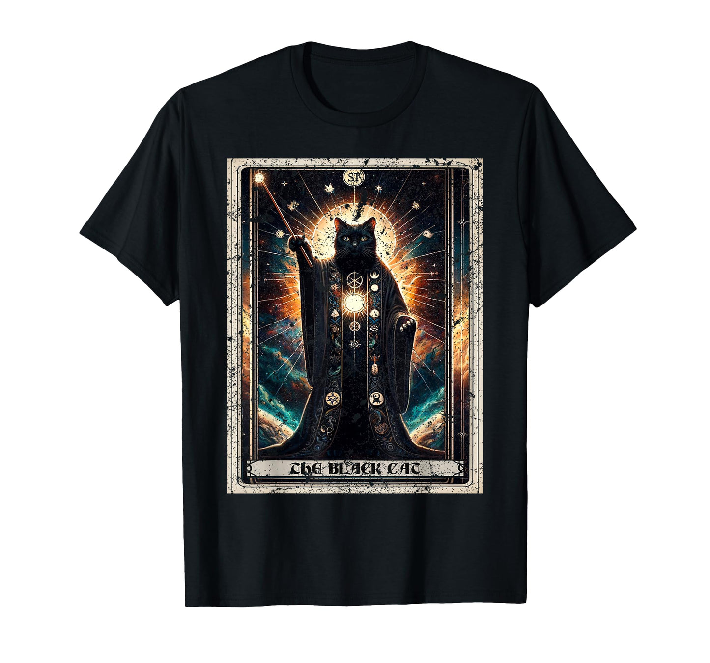 Cat Black T-Shirt