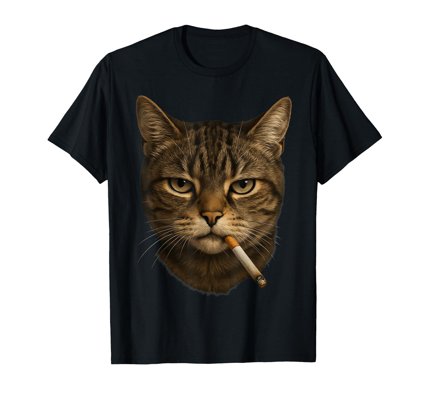Funny Smoking Cat Cigarette Kitty Gen Z Meme Cat Lover 2025 T-Shirt