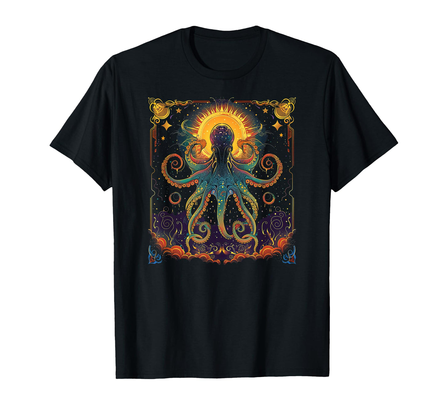Cosmic Octopus | Men Women T-Shirt (XS-6XL) | Graphic T-Shirt