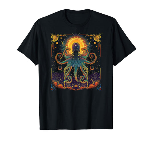 Cosmic Octopus | Men Women T-Shirt (XS-6XL) | Graphic T-Shirt