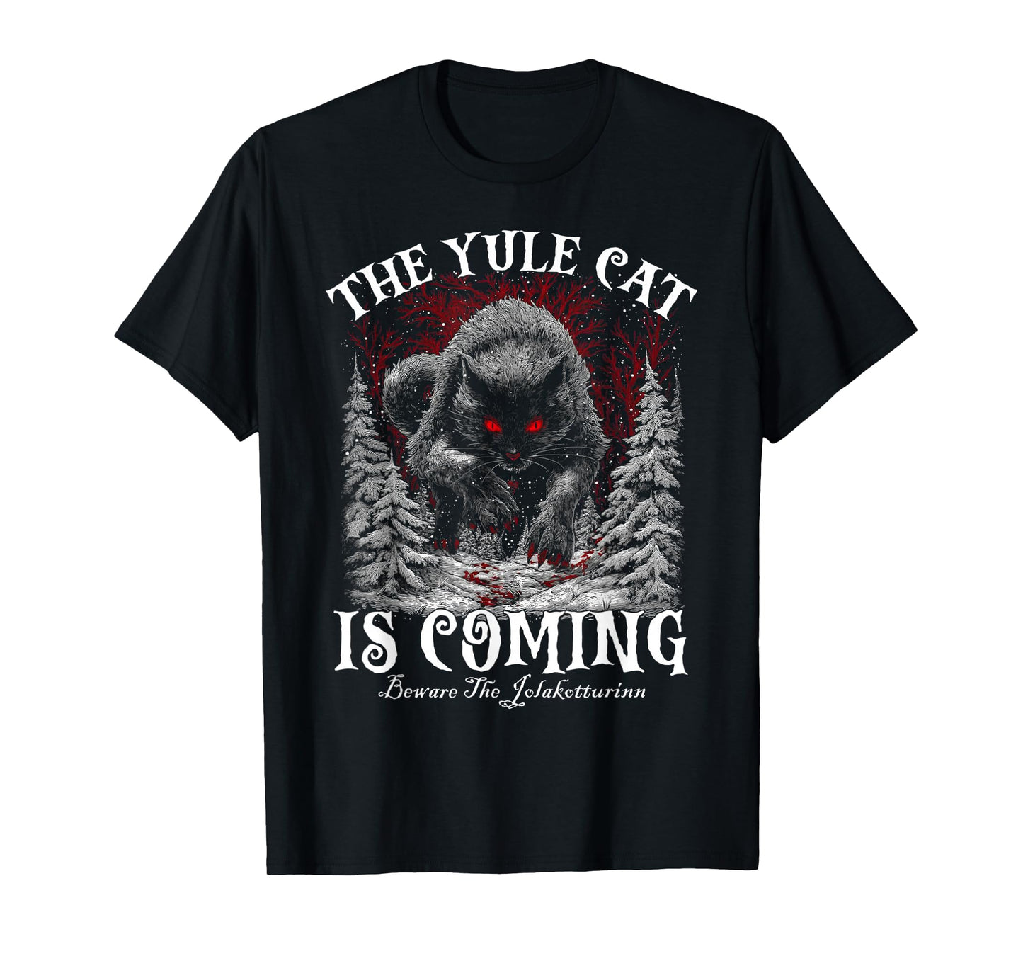 The Yule Cat is Coming T-Shirt