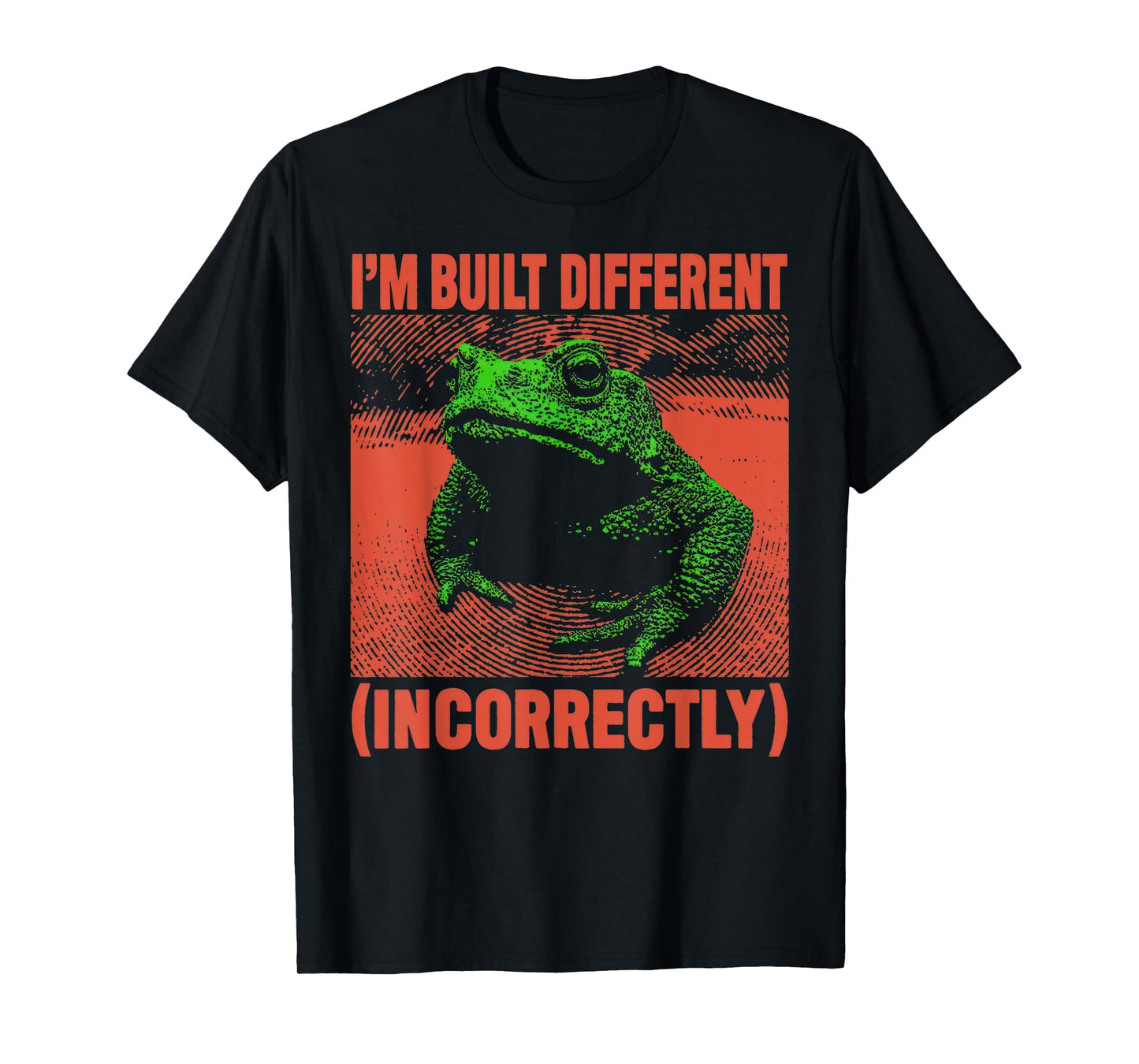 I'm Built Different Incorrectly Frog Retro T-Shirt