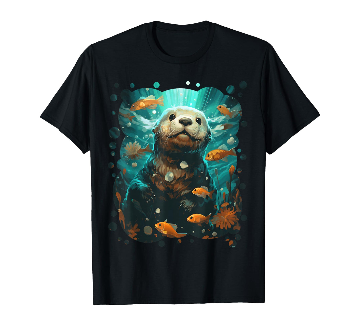Cute Sea Otter Animal Nature Lovers Graphic T-Shirt