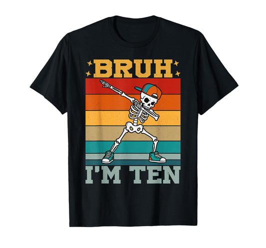 Ten Year Old boy Bruh im 10 Year Old boy Birthday T-Shirt
