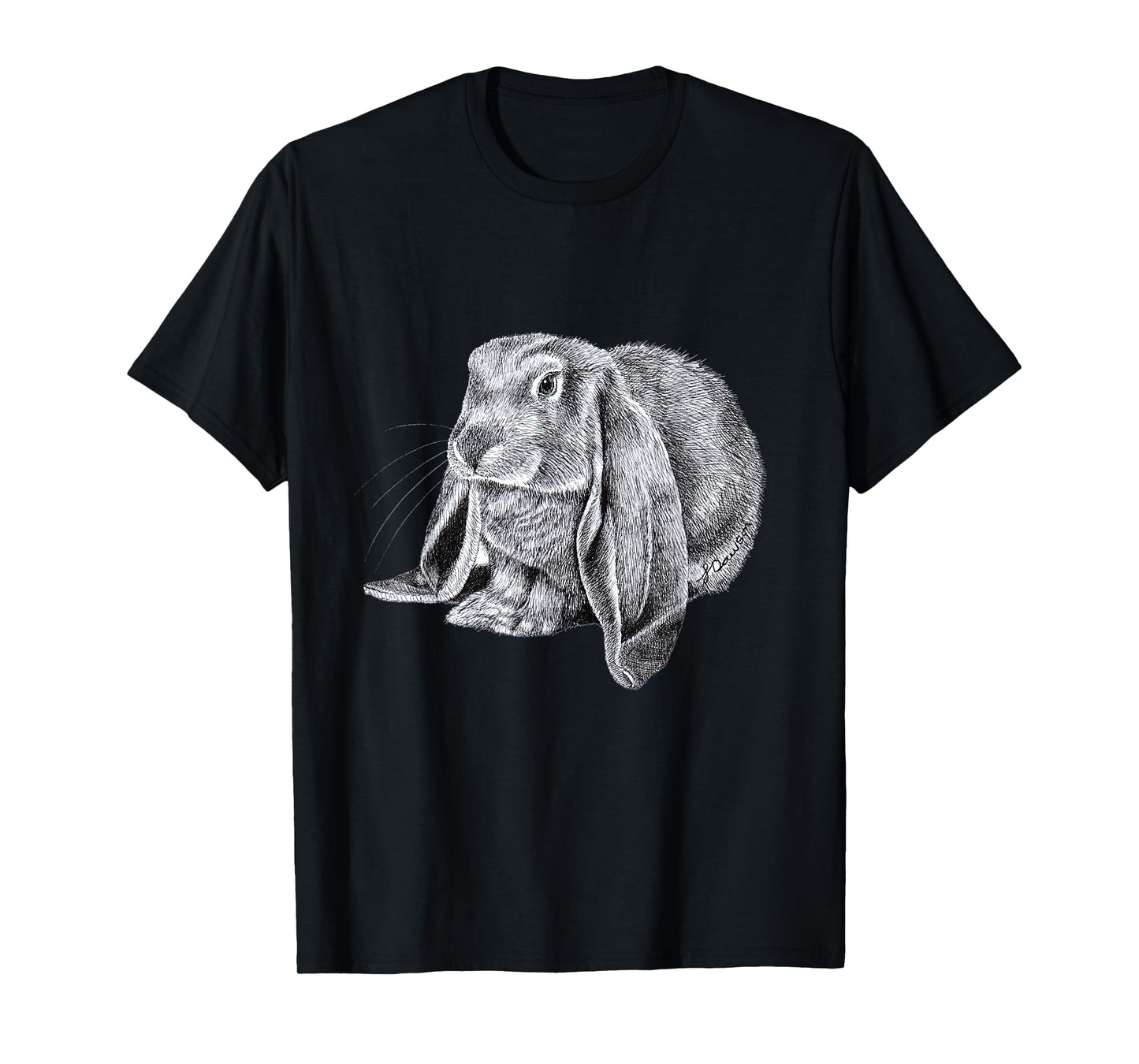 Cute English Lop Eared Bunny Rabbit T-Shirt