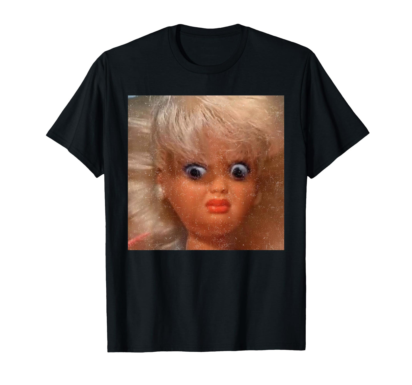 Funny Disgusting Doll Face Meme T-Shirt