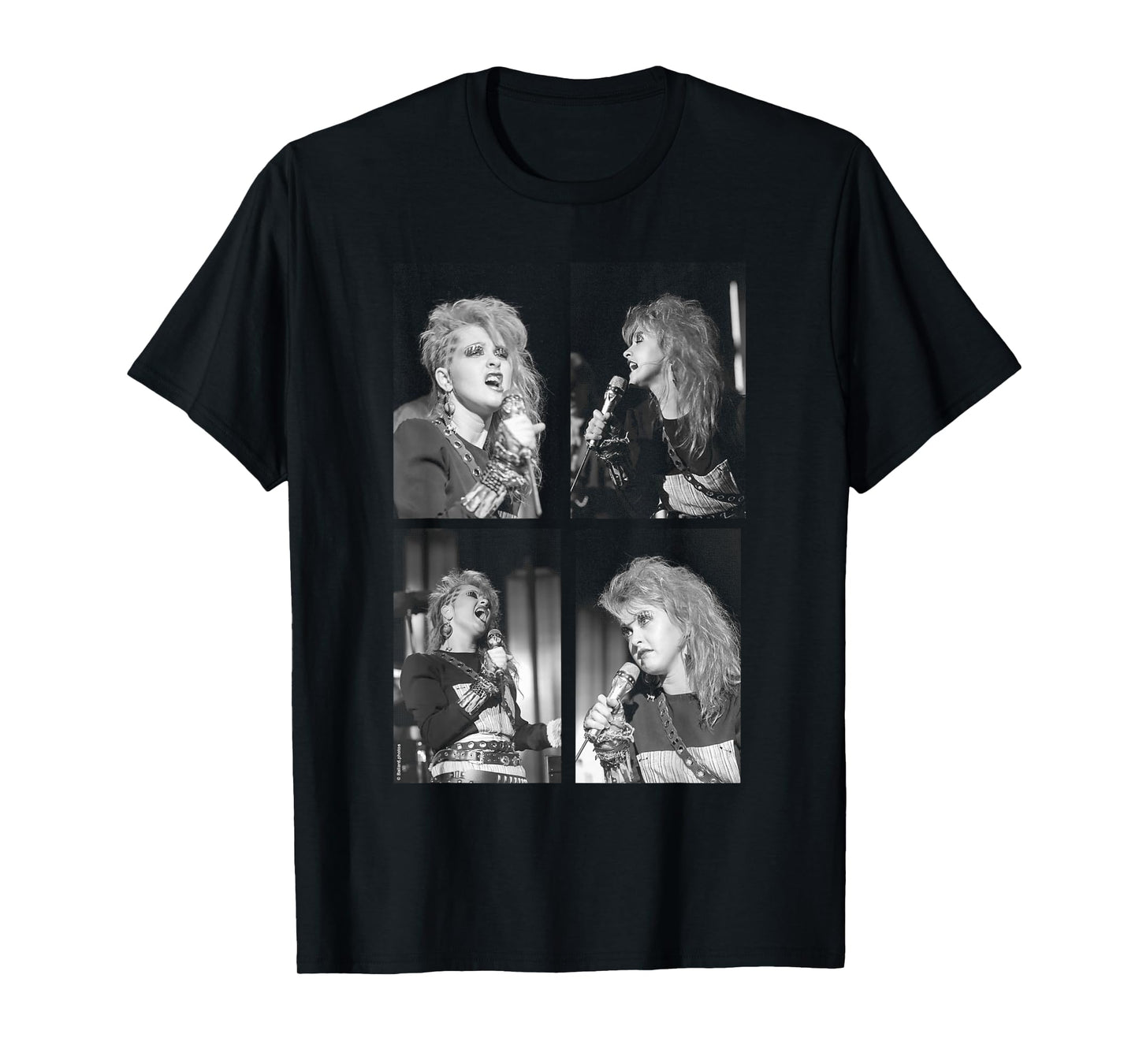 Singer Cyndi Lauper Live Shots by Allan Ballard T-Shirt