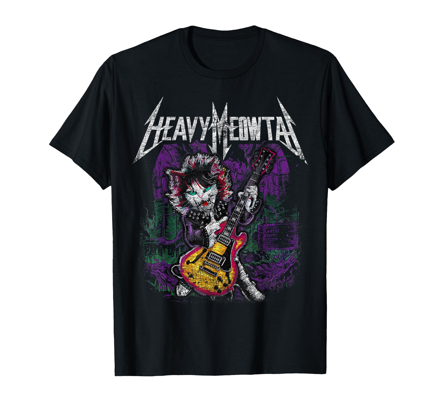 Heavy Meowtal Oldschool T-Shirt