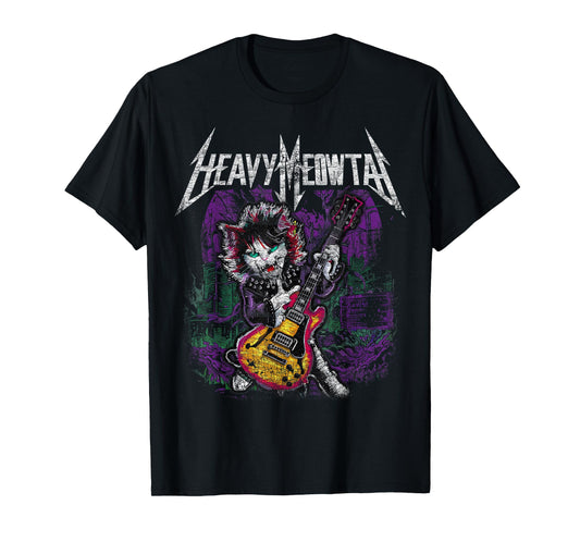 Heavy Meowtal Oldschool T-Shirt
