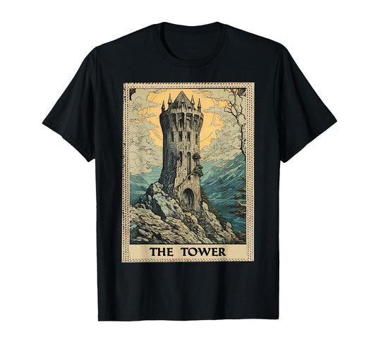 Occult Tarot Card The Tower T-Shirt