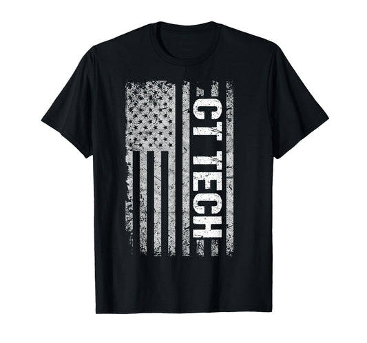 CT Tech American Flag T-Shirt