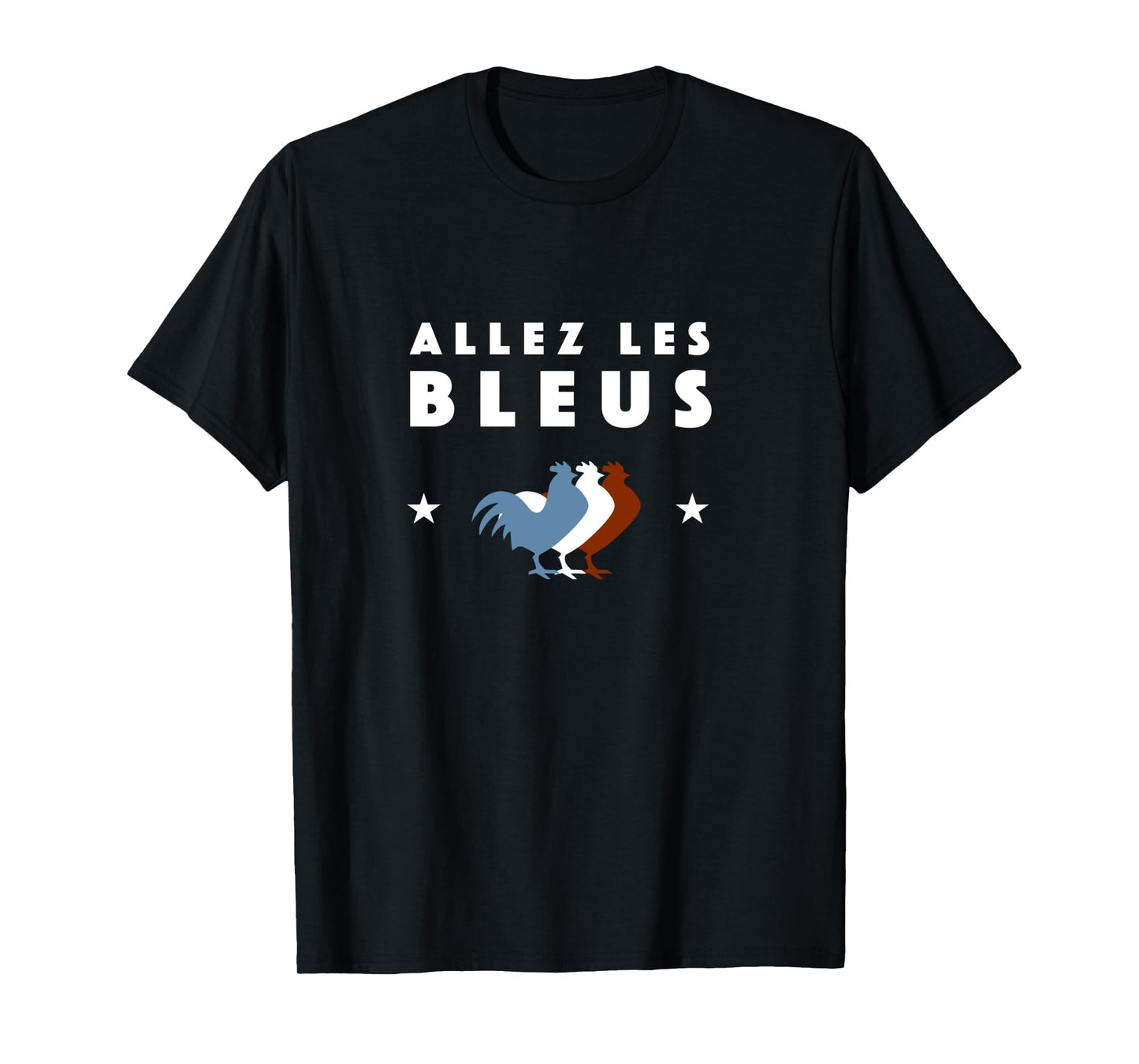 Retro France Soccer Shirt 2018 French Flag ALLEZ LES BLEUS