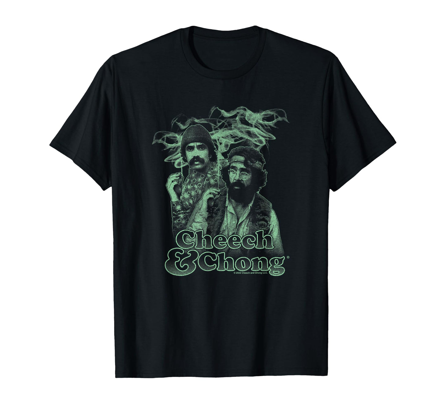 Cheech & Chong Smoking with Style Photography T-Shirt
