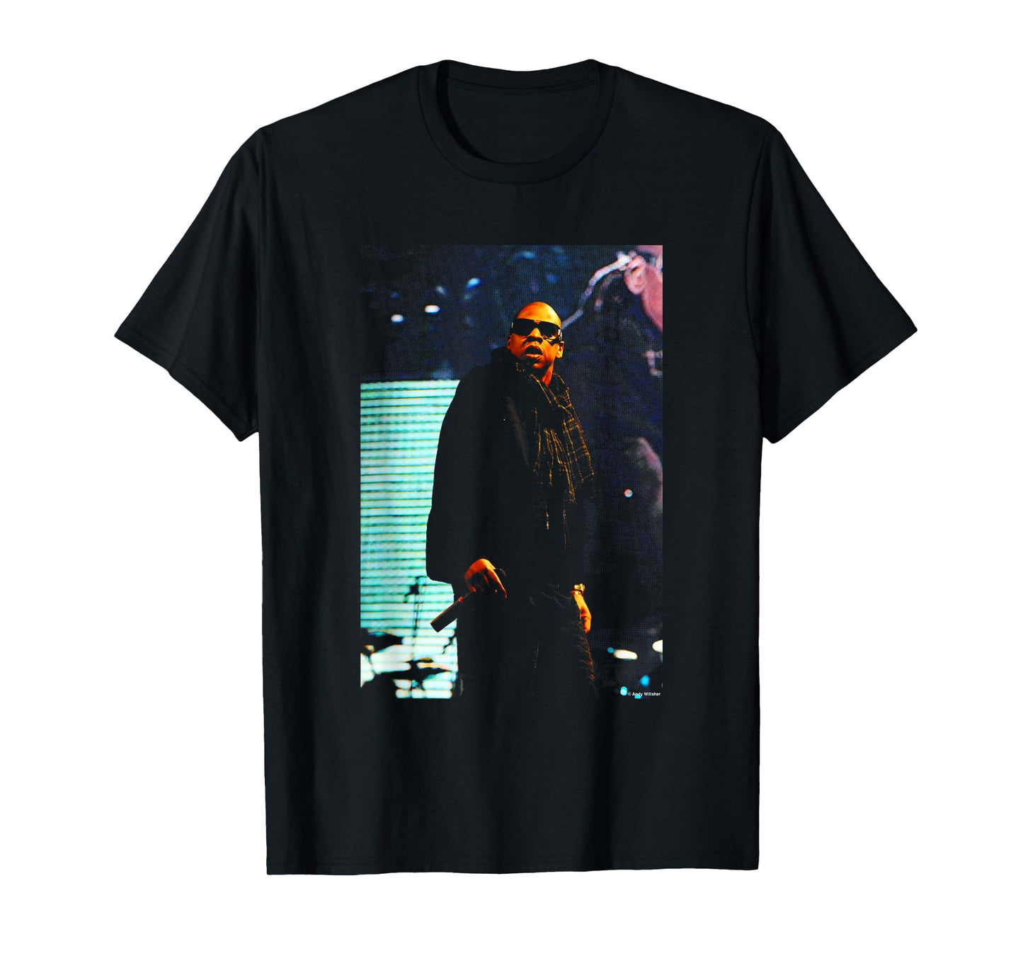Rapper Jay-Z at Glastonbury 2008 by Andy Willsher T-Shirt