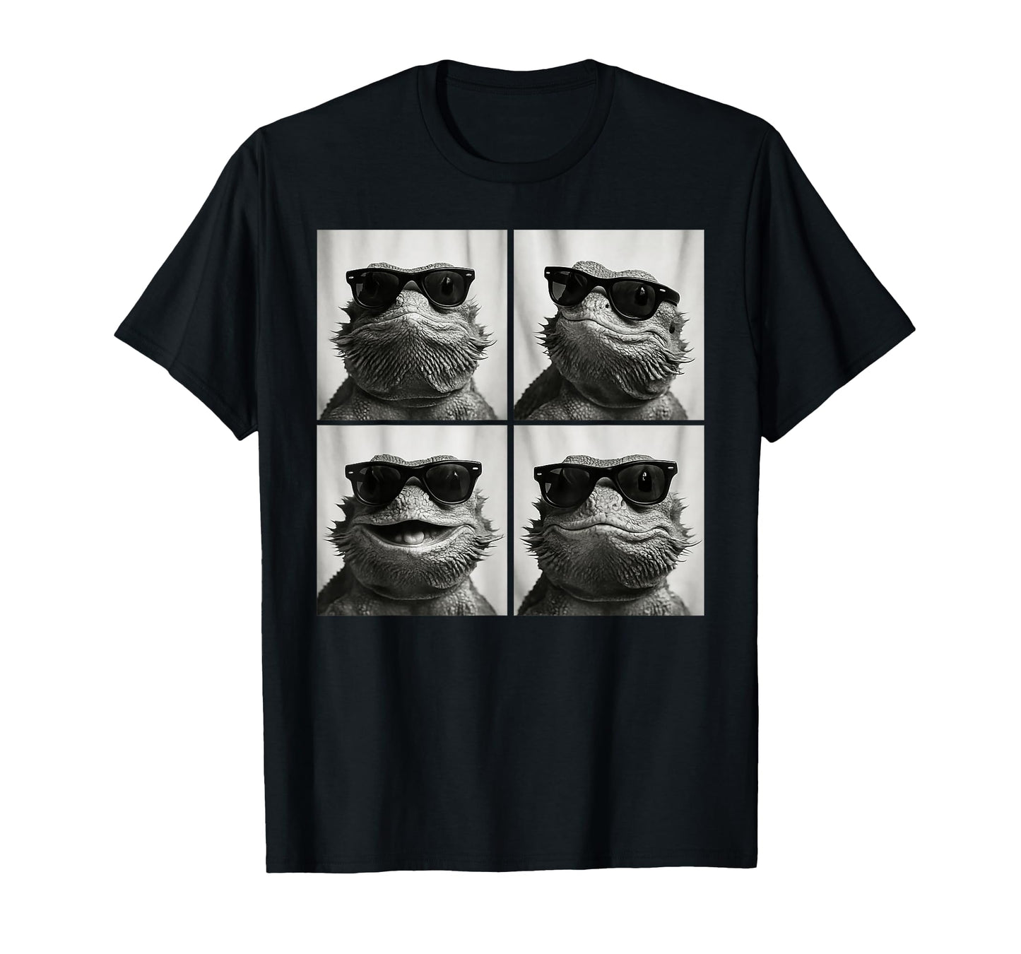 Funny Bearded Dragon Lover Cute Beardie Lizard Photo Booth T-Shirt