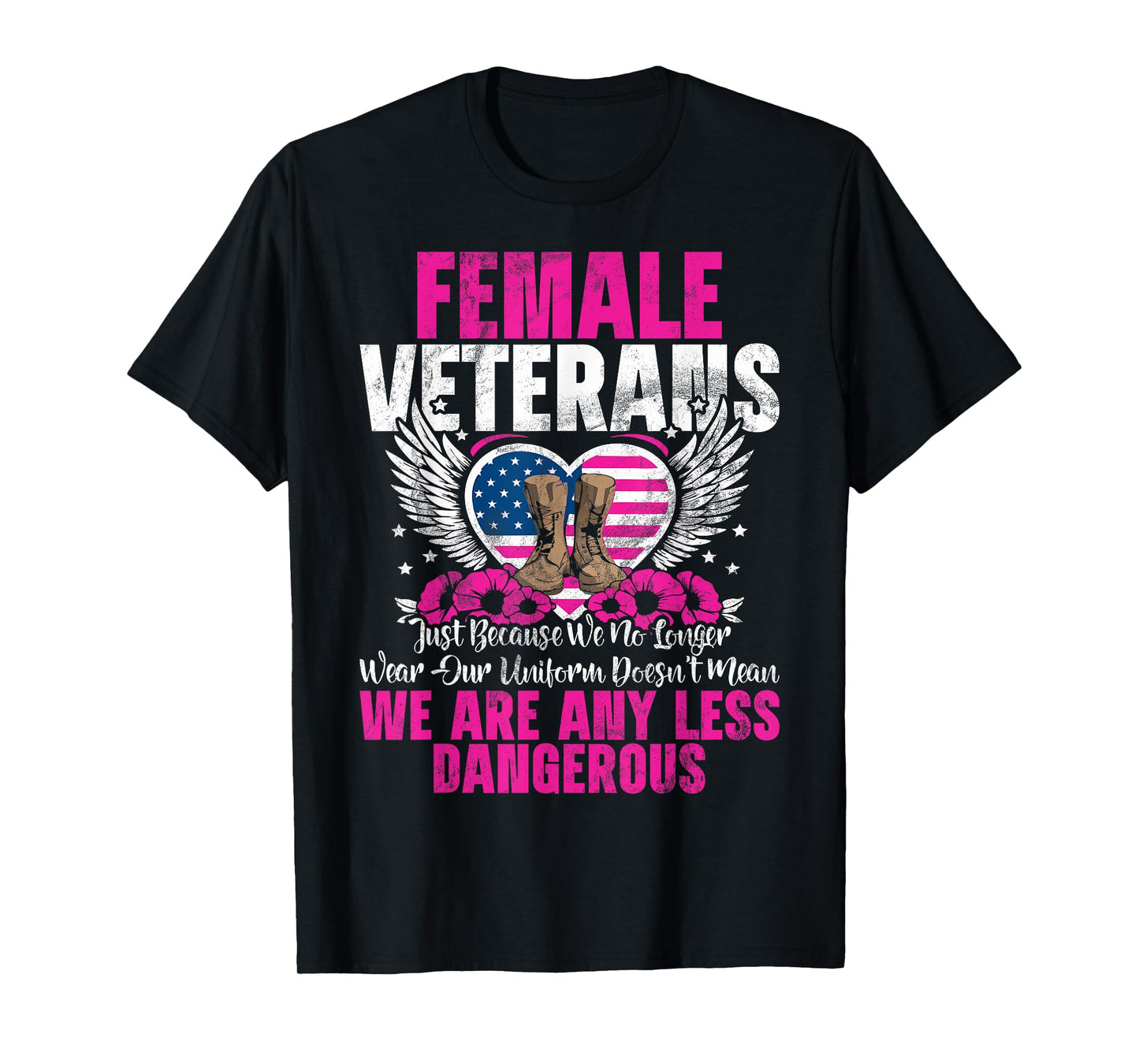 Female Veteran Veteran's Day Women Veteran Soldier Patriotic T-Shirt