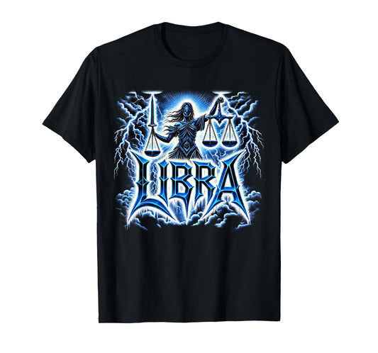 Libra Heavy Metal Zodiac T-Shirt
