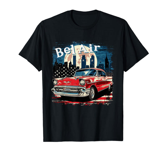 Vintage 1957 Bel Air Classic car Old School Hot Rod Bel Air T-Shirt