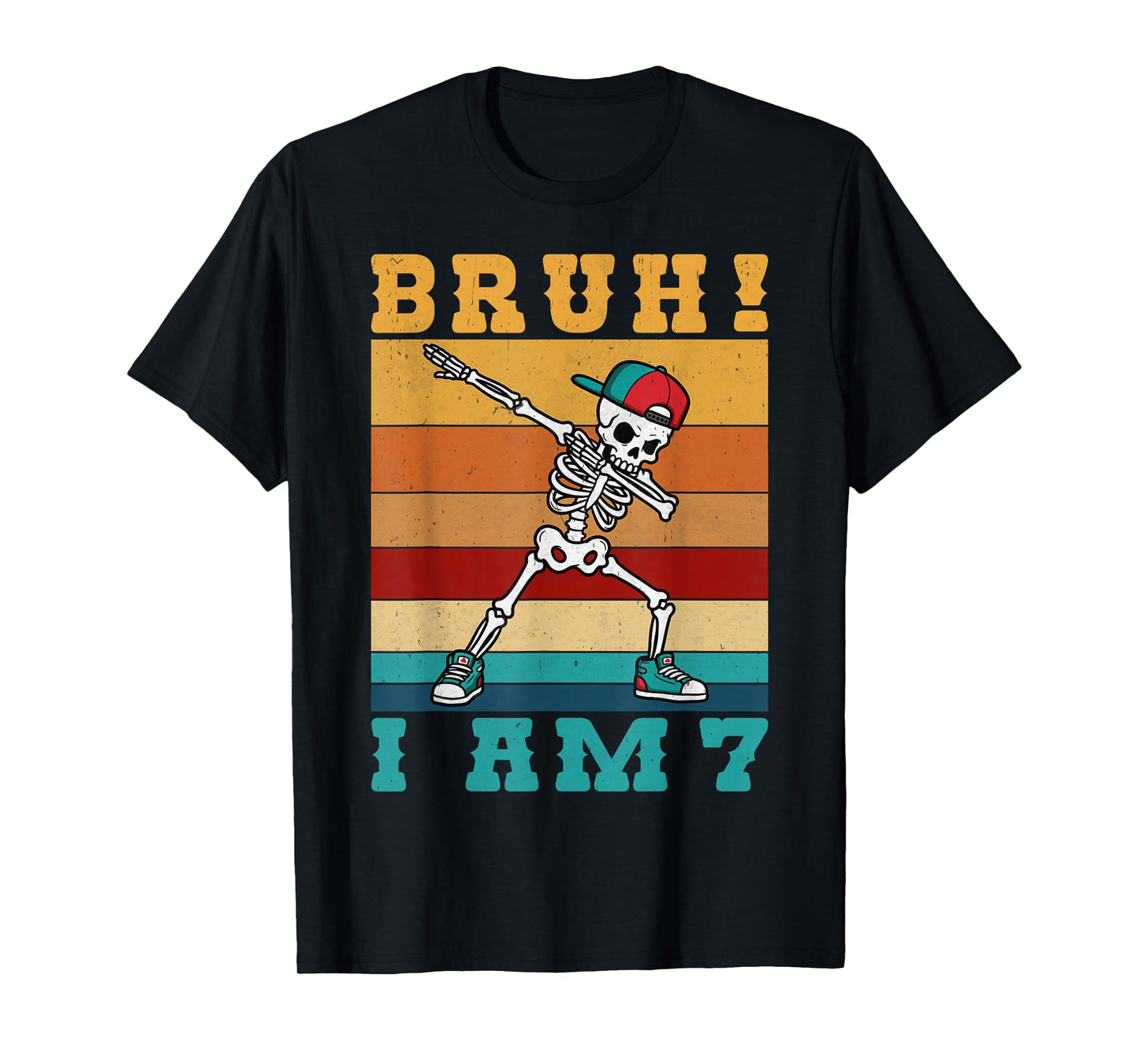 Bruh It's My 7th Birthday 7 year old boy birthday T-Shirt