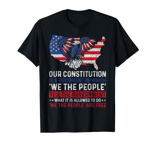 We The People Tell - US Constitution Patriotic American Women Men T-Shirt