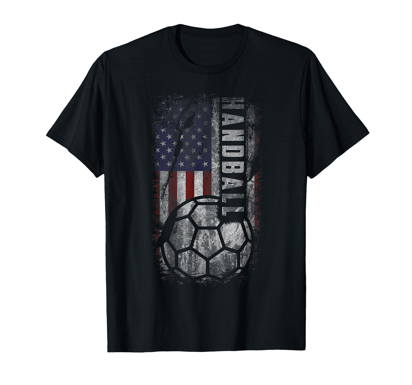 American Handball Patriot Grunge USA Distress Flag Gift T-Shirt
