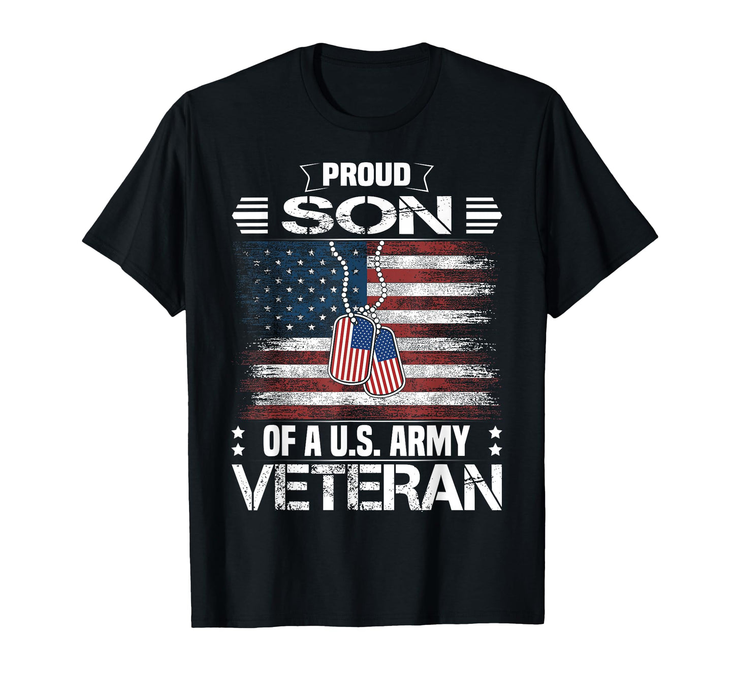 Proud Son of A US Army Veteran Day Family Matching T-Shirt