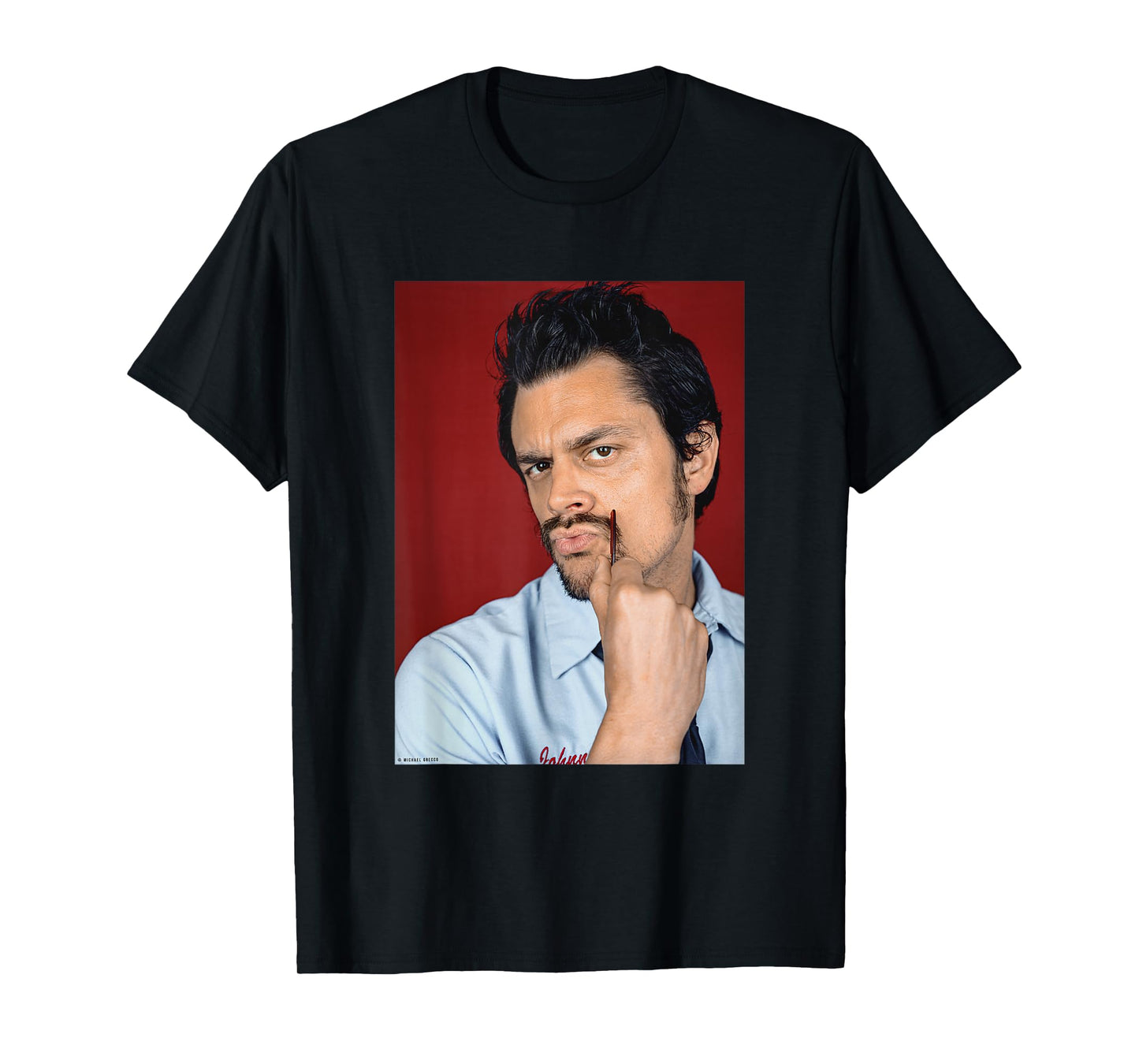 Jackass Johnny Knoxville Dukes of Hazzard by Michael Grecco T-Shirt
