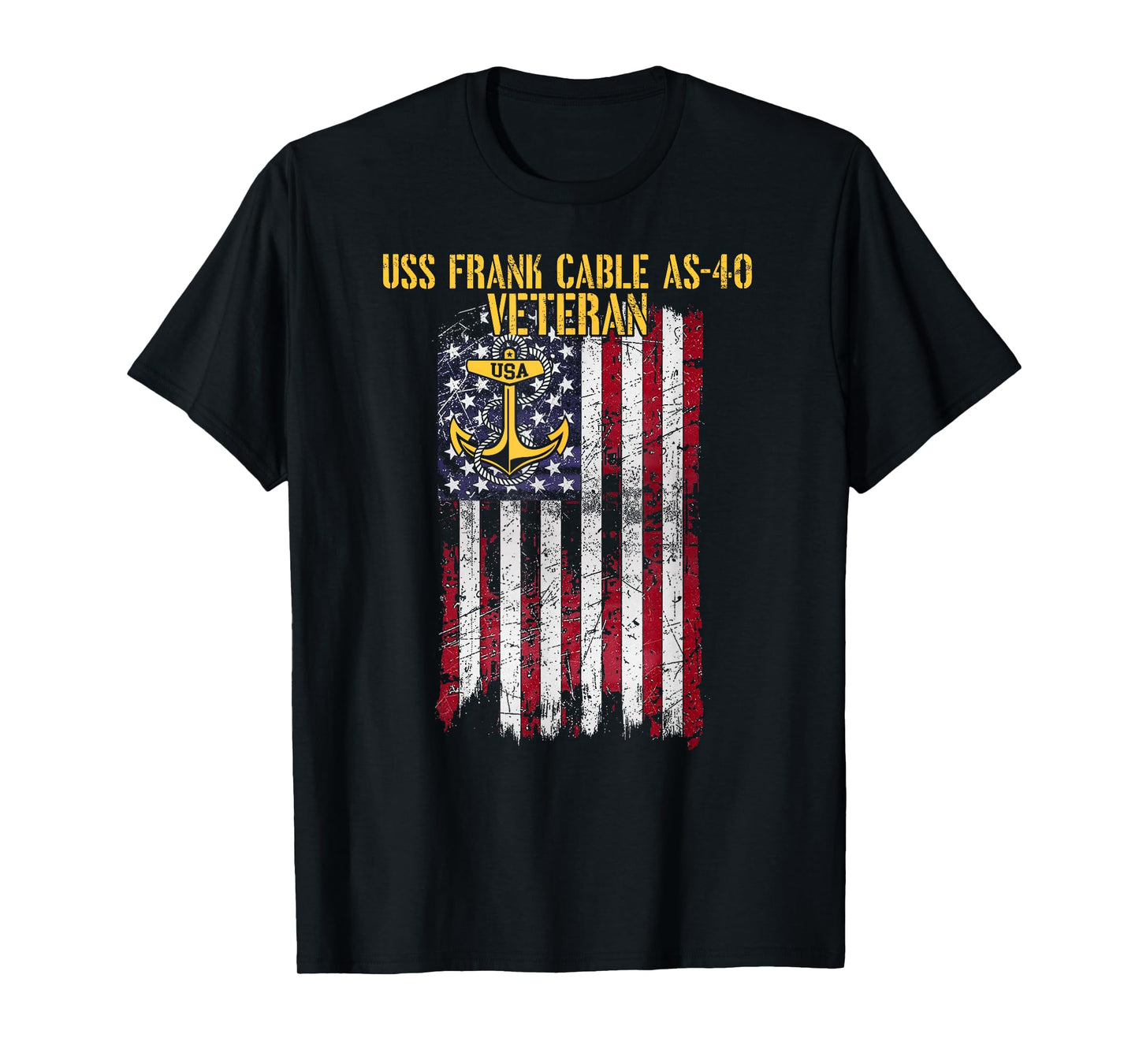 USS Frank Cable AS-40 Submarine Tender Veteran T-Shirt