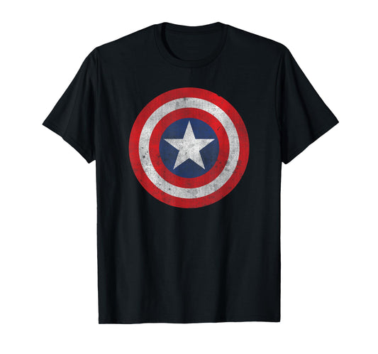Marvel Comics Retro Classic Captain America Shield Costume T-Shirt