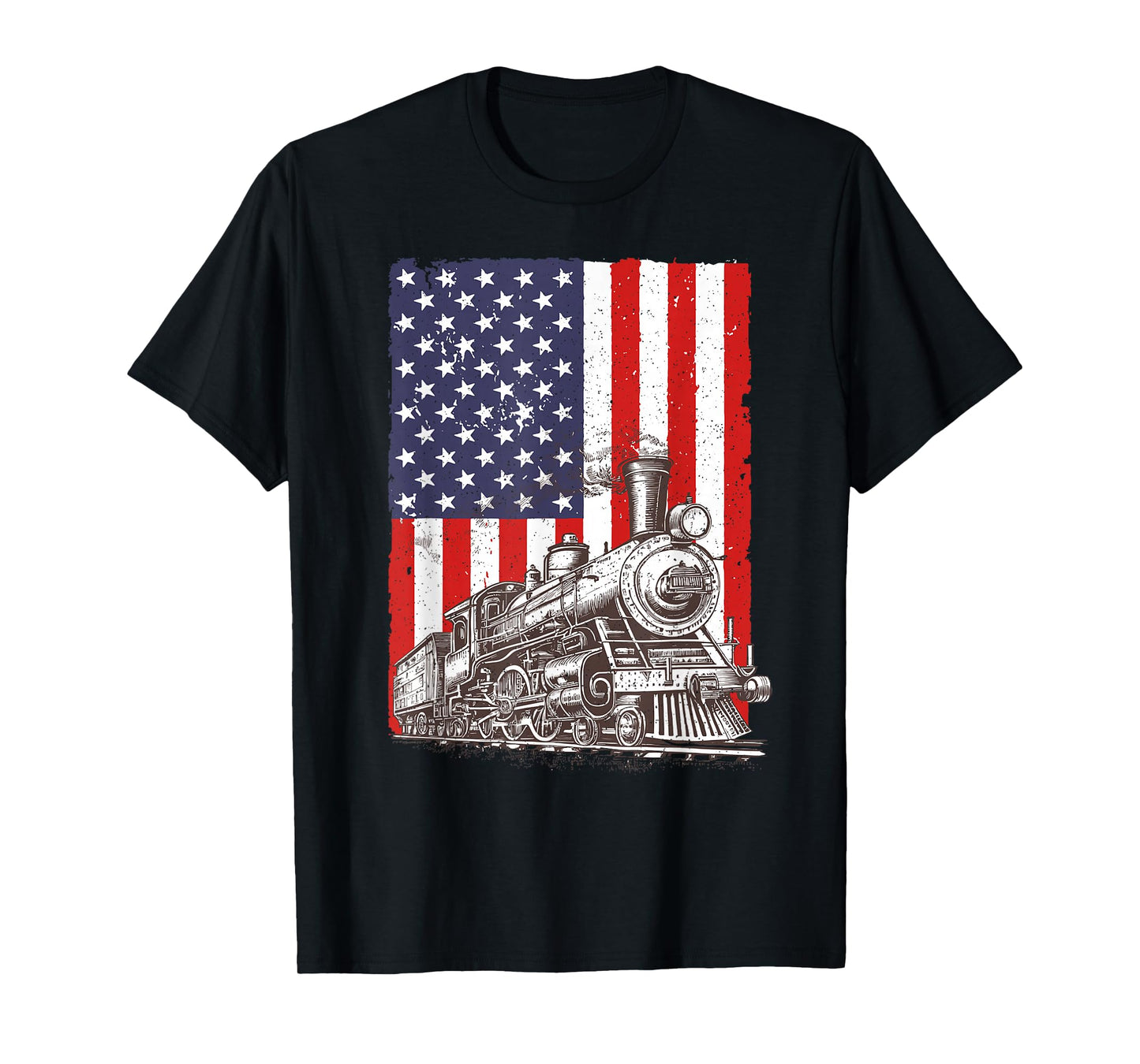 Cool Train Art For Men Women Kid Train Collector Train Lover T-Shirt