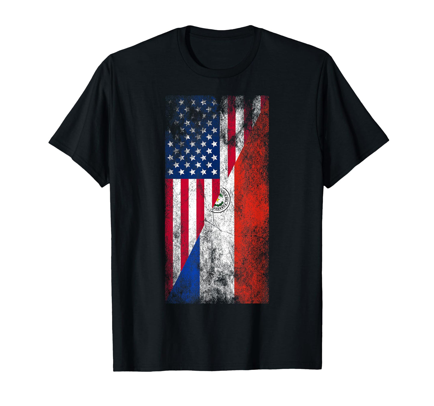 USA & Paraguay Flags - United States of America, Paraguayan T-Shirt