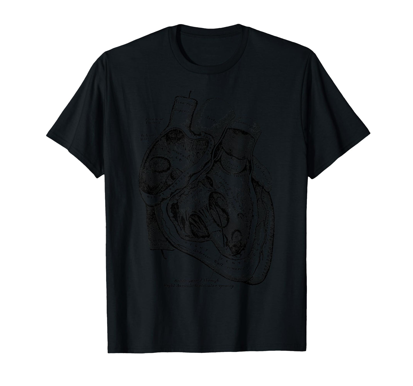 Anatomical Human Heart Medical Anatomy Vintage T-Shirt