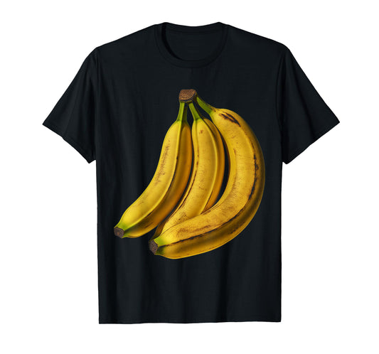 Banana Fruit Artwork Graphic Motif Banana T-Shirt
