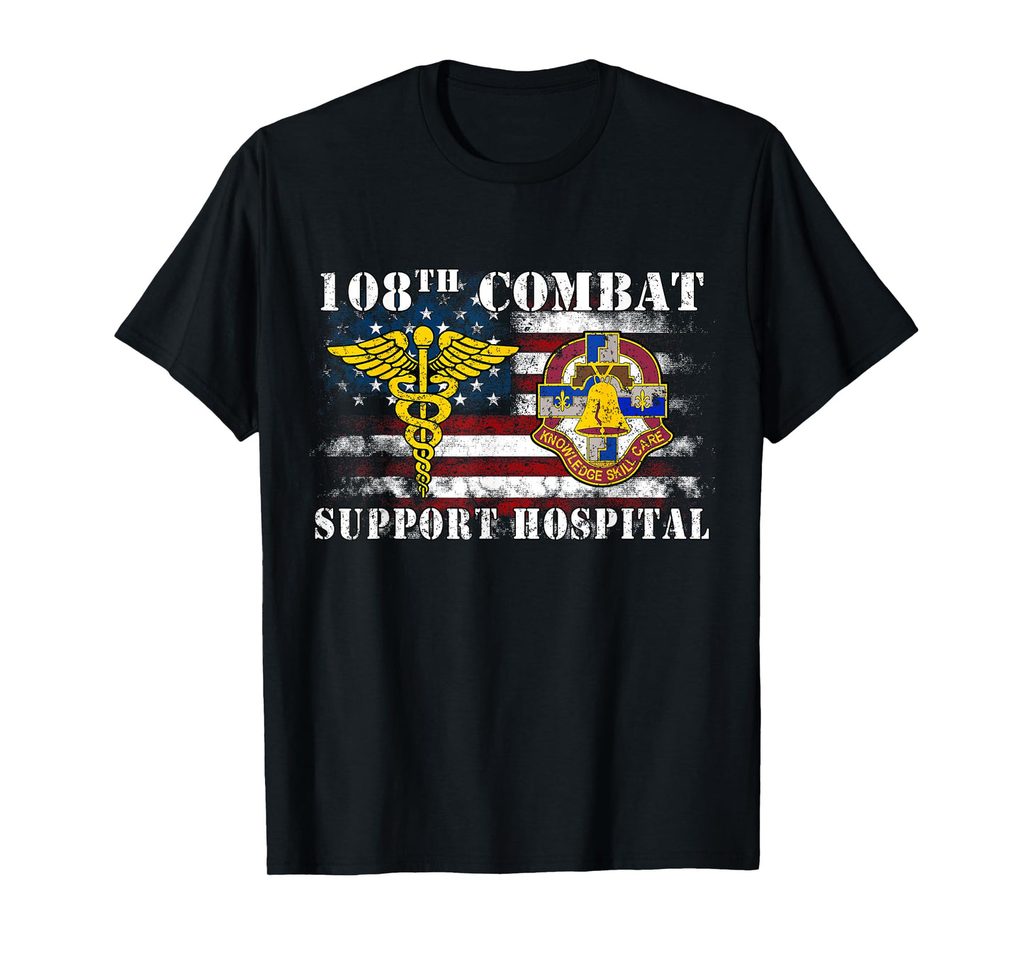 108th Combat Support Hospital Veterans Day Vintage Gifts T-Shirt