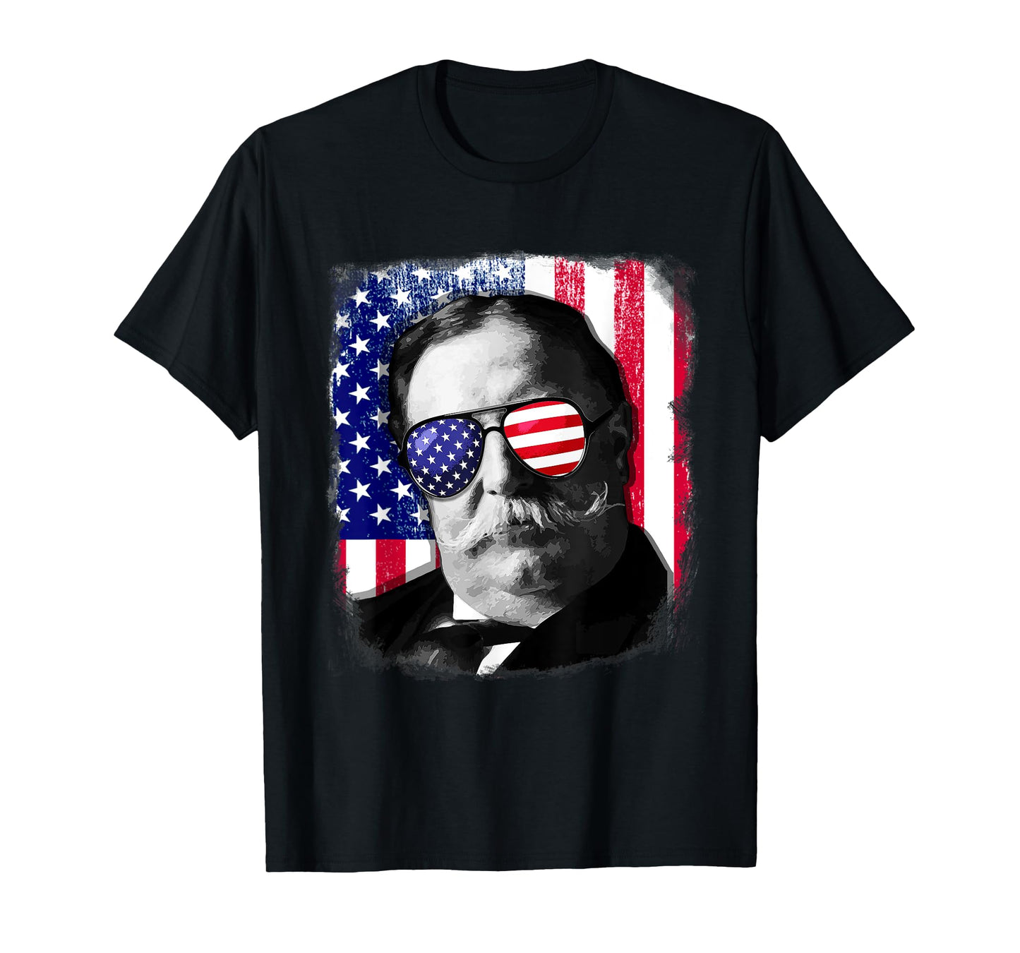 William H Taft US flag TShirt 4th of July T-Shirt