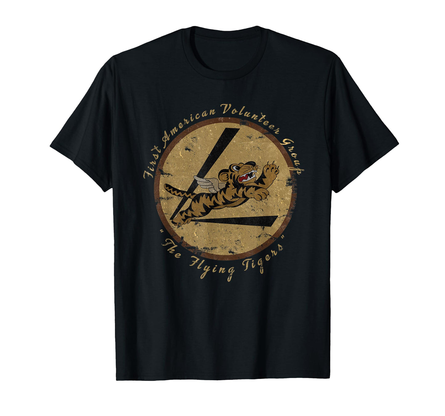 "Flying Tigers Squadron" WWII Vintage Insignia T-Shirt T-Shirt