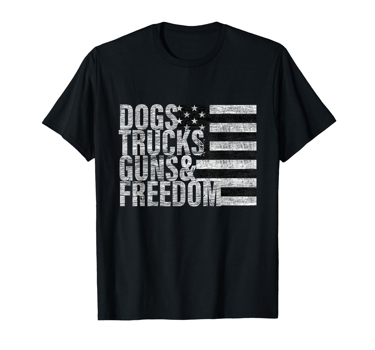 Dogs Trucks Guns & Freedom T-Shirt