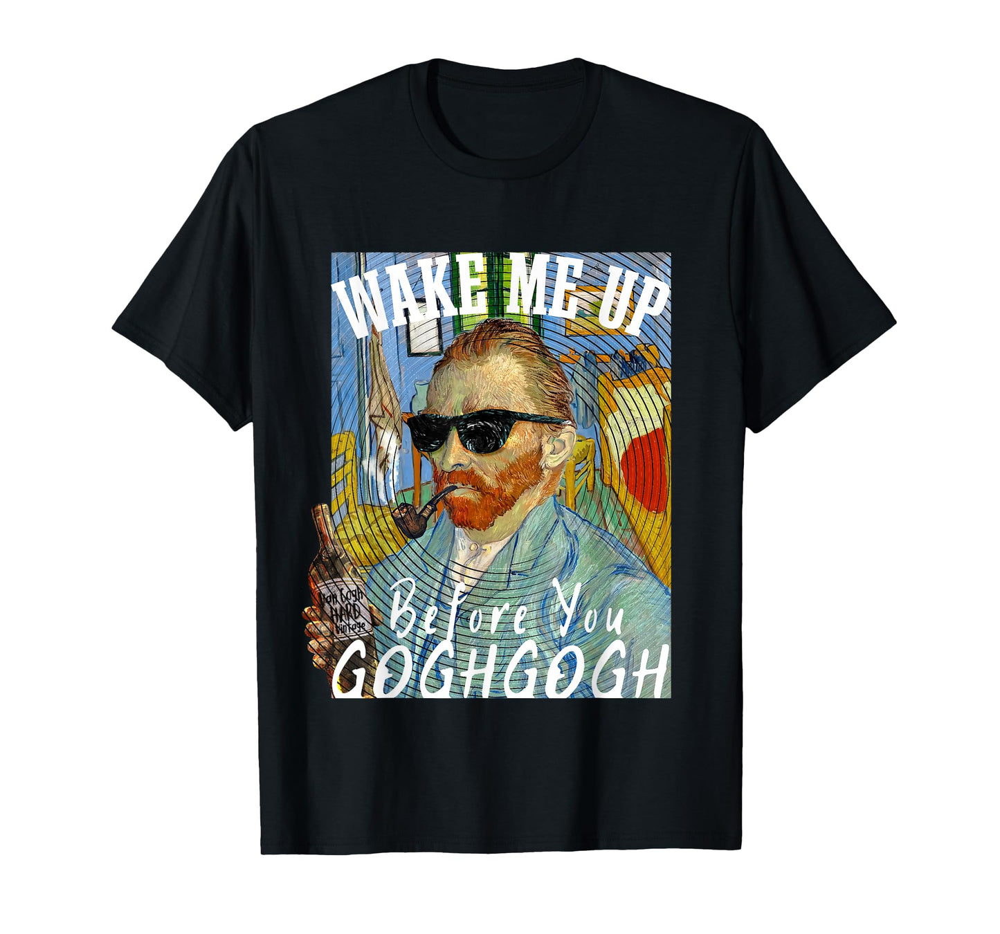 Wake Me Up Before You Gogh Gogh Funny Van Gogh Art Pun T-Shirt