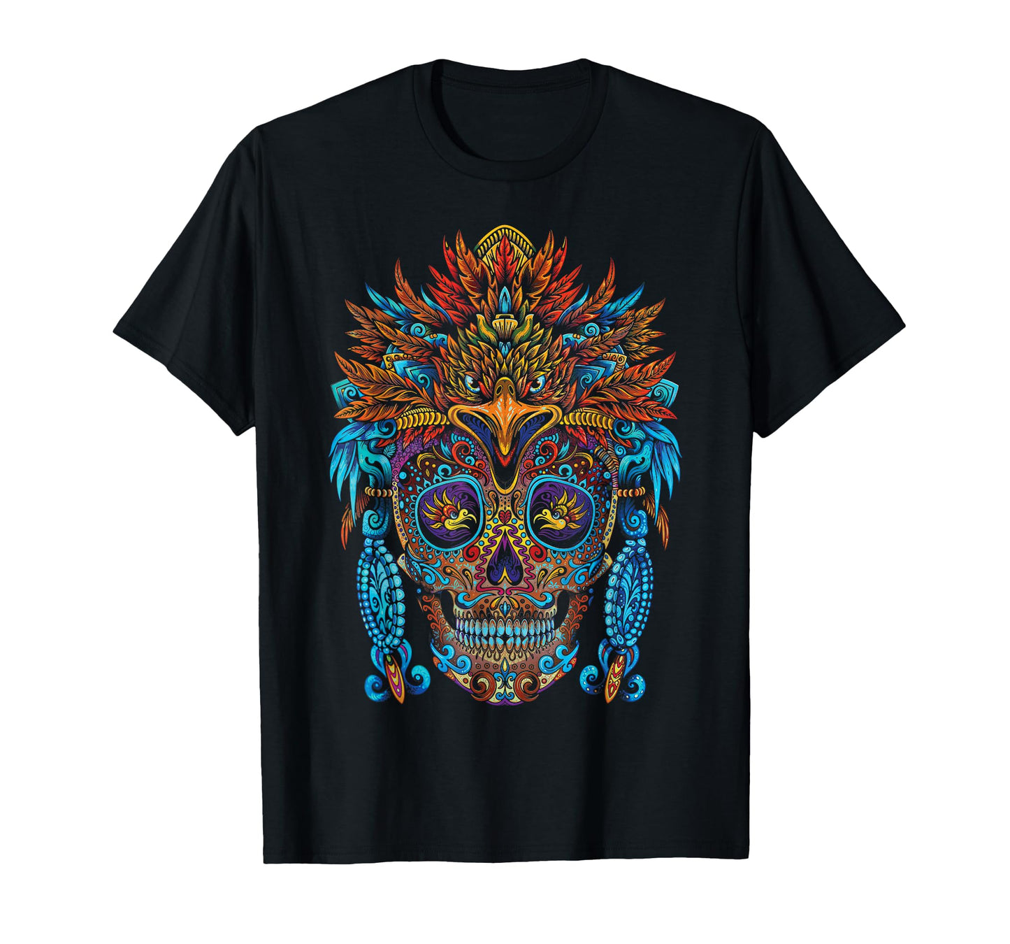 Aztec Warrior Mexico Mayan Native Mexican Aztec Chichimeca T-Shirt